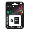 ADATA mälukaart 64GB Premier Pro MICROSDXC + Adapter