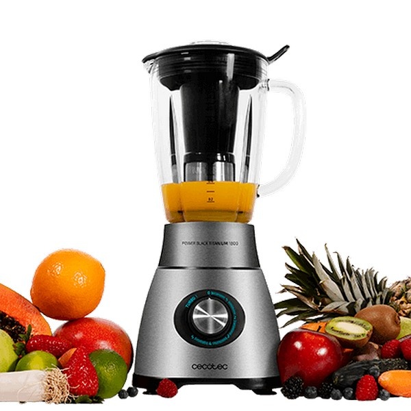 Cecotec blender Power Black Titanium 1800 2,1 L 1800W Roostevaba teras