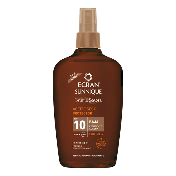Ecran päikesekaitseõli Sunnique Ecran Sunnique SPF 10 (200ml) Spf 10 200ml