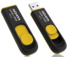 A-Data mälupulk DashDrive UV128 16GB USB 3.0 must+kollane