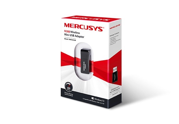 TP-Link Mercusys MW300UM karta Mini WiFi N300 USB 2.0