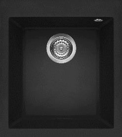 Teka kraanikauss Sink inset FORSQUARE 34.40 TG, must