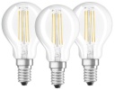 Osram LED pirn Ledvance BASE Clear P Filament 40 non-dim 4W/840 E14, 3-pakk