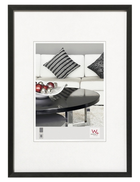 Walther pildiraam Chair DIN A3 29,7x42 Aluminium must AJ342B