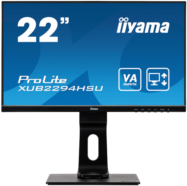 iiyama monitor ProLite XUB2294HSU-B1 21.5" Full HD, must