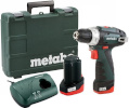 Metabo akutrell PowerMaxx Basic + 2x 2,0Ah 10,8V akut