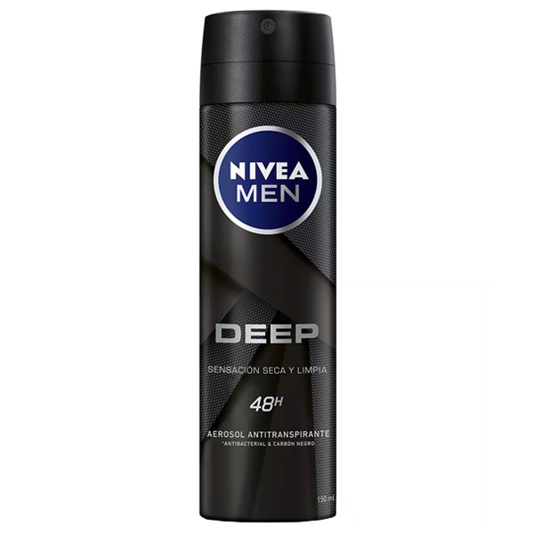Nivea pihustatav deodorant Men Deep Black Carbon (150ml)