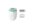 Philips epilaator BRE245/00 Satinelle Essential Corded Compact Epilator, valge/roheline