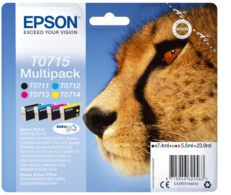 Epson tindikassett Durabrite 4colour