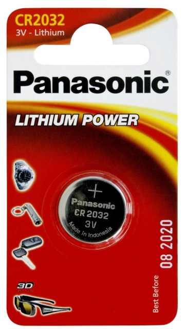 Panasonic patarei CR2032 1tk.