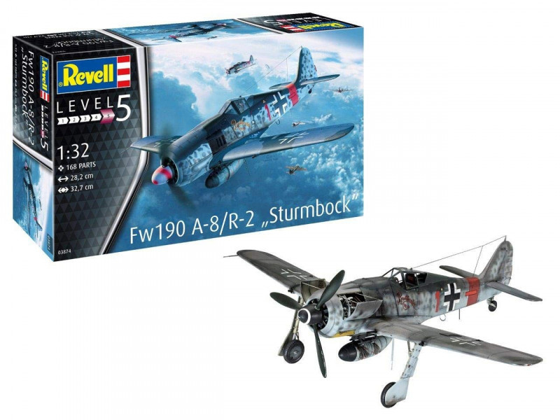 Revell liimitav mudel Plastic Model Fw190 A-8 Sturmbock 1/32