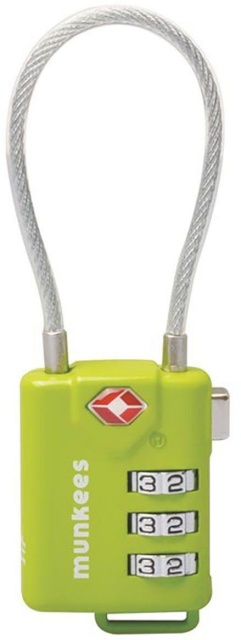 Munkees TSA trossiga kombinatsioonlukk