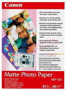 Canon fotopaber MP-101 A3, 40 lk matt 