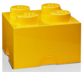 LEGO klotsikast Storage Brick 4 kollane | 40031732