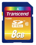 Transcend mälukaart SDHC 8GB Class 10 133x
