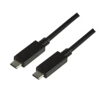 LogiLink USB-C 3.1 Gen2 connection kaabel, 1m, must