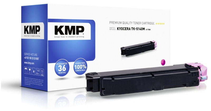 KMP tooner K-T75 M punane Asendustoode: TK-5140 M