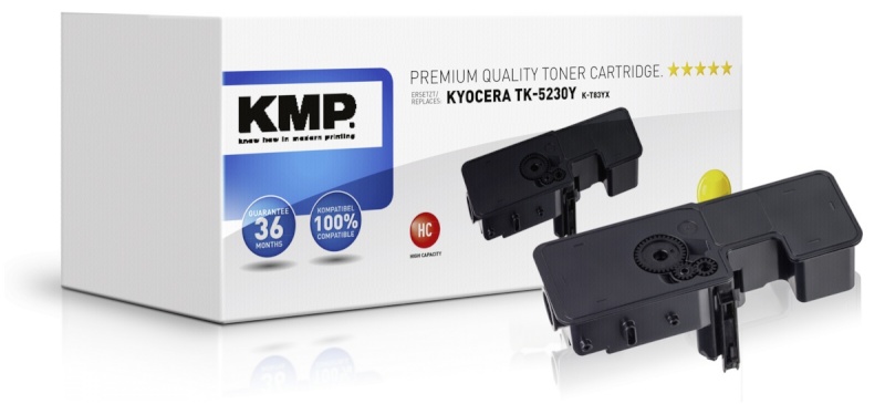 KMP tooner K-T83YX kollane Asendustoode: TK-5230 Y