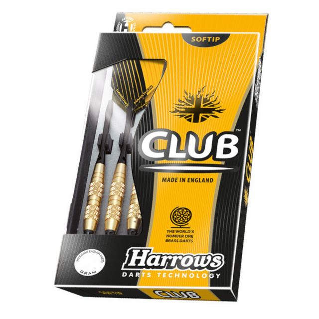 Harrows nooled Softip Club Brass 16g