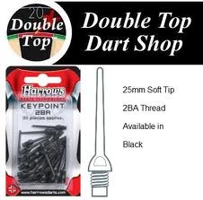 Harrows nooleotsad Softips Spare Keypoint 30tk