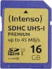 Intenso mälukaart SDHC 16GB Class 10 UHS-I Premium