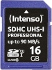 Intenso mälukaart SDHC 16GB Class 10 UHS-I Professional