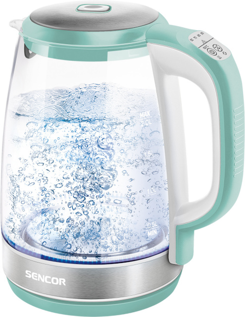Sencor veekeetja SWK2191GR Variable Temperature Electric Kettle, roheline