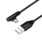LogiLink USB 2.0 to micro-USB (90° angled) male, 1m