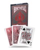 Bicycle mängukaardid Cards Metalluxe Red