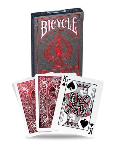 Bicycle mängukaardid Cards Metalluxe Red