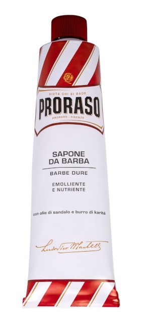PRORASO raseerimisseep Red Shaving Soap In A Tube 150ml, meestele