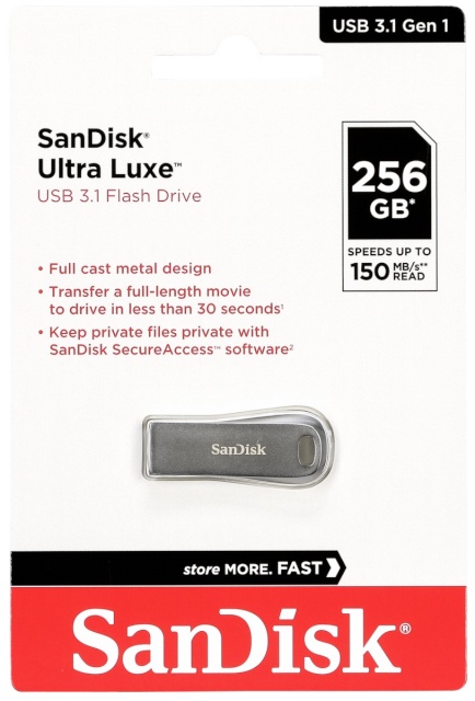 Sandisk mälupulk Cruzer Ultra Luxe 256GB USB 3.1 SDCZ74-256G-G46