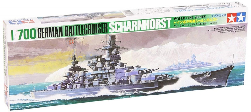 Tamiya liimitav mudel Plastic Model German Battlecruiser Scharnhorst