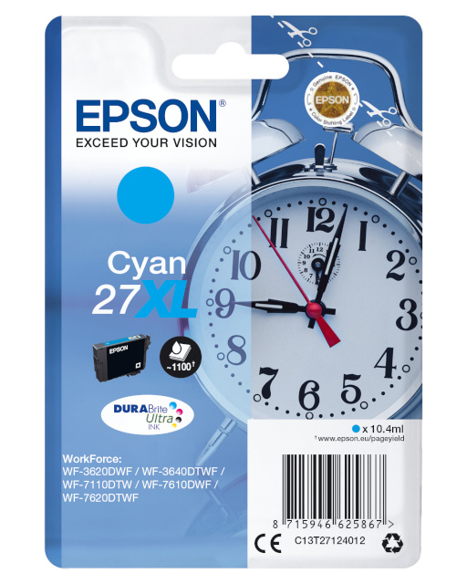 Epson tindikassett T2712 tsüaan XL DURABrite