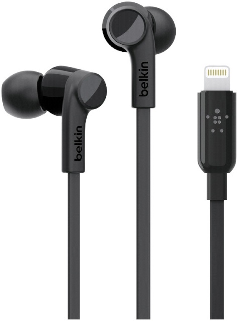 Belkin kõrvaklapid Rockstar In-Ear Headphone Lightning must G3H0001btBLK