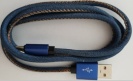 Gembird kaabel Cable USB 2.0 Type C Premium jeans 1 m