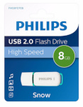 Philips mälupulk USB-Stick 8GB USB 2.0 Snow Edition, roheline