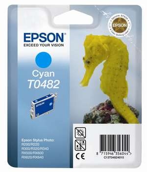 Epson tindikassett T0482 tsüaan