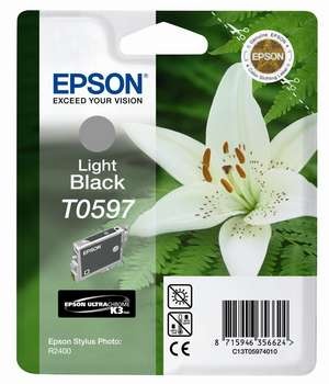 Epson tindikassett T0597 hele must