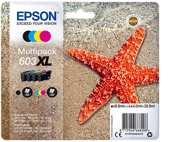 Epson tindikassett Multipack 4-colours 603xl Ink