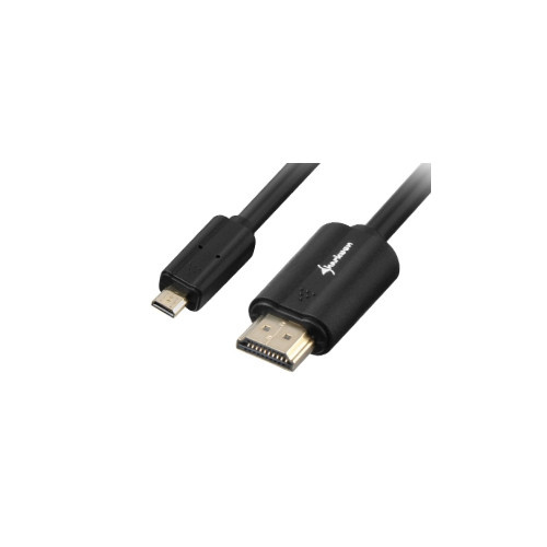Sharkoon kaabel HDMI -> micro HDMI 4K bk 1,5m | A-D