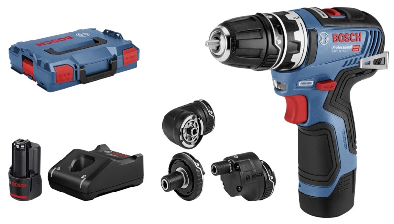 Bosch akutrell GSR 12V-35 FC Flexi Clic Cordless Drill Driver