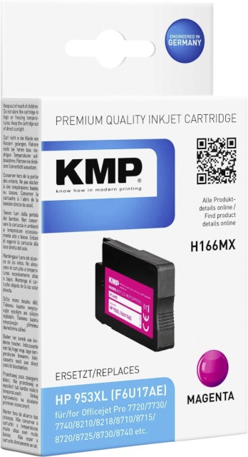 KMP tindikassett H166MX punane asendustoode: F6U17AE