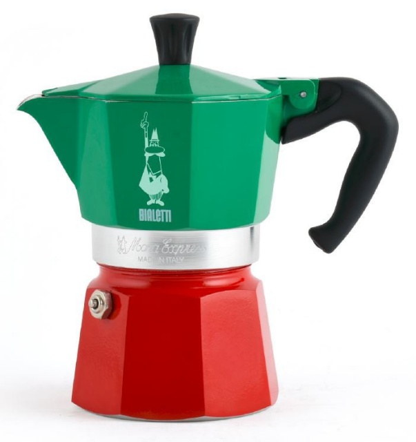 Bialetti espressokann Moka Express Italia 6 tassile