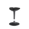 H4Y Pukktool SWING D40xH60-84,5cm, kangaga kaetud polsterdatud iste, värvus: must