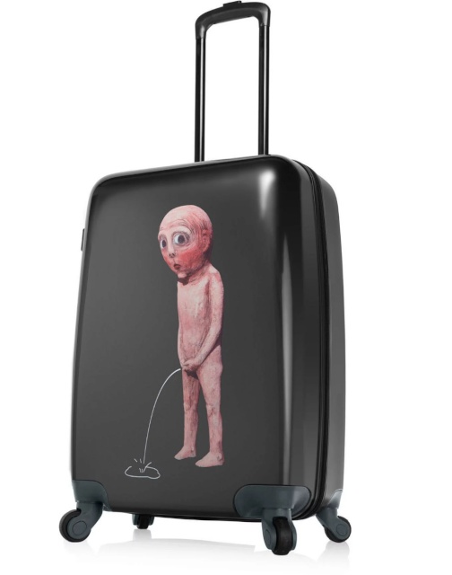 Feru reisikohver Bad Bad Boy by Tommi Toija 65cm must