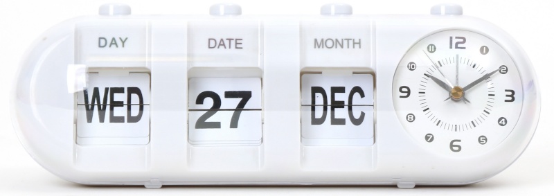 Platinet äratuskell January, valge (43627)