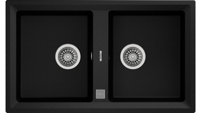 Teka kraanikauss Sink STONE 90 B-TG Onyx, must graniit