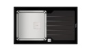Teka kraanikauss Glass sink DIAMOND LUX 1B 1D 86 must