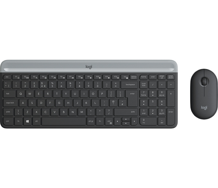 Logitech klaviatuur Wireless Kombo MK470 (German), graphite